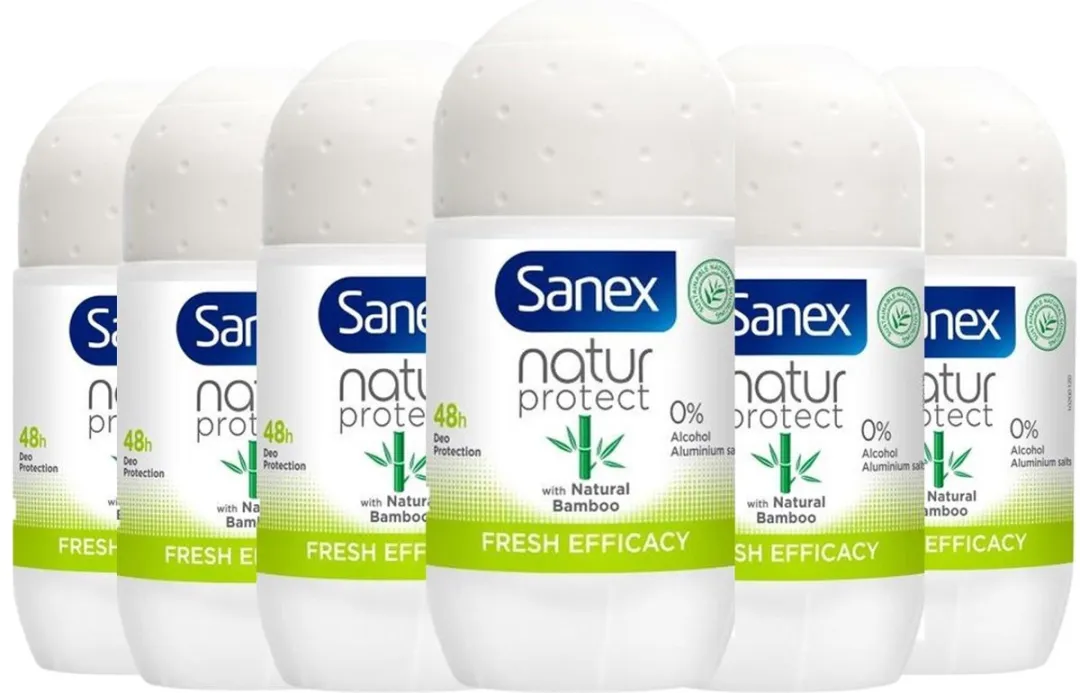 Sanex Deo Roller Natur Protect 6x50ml