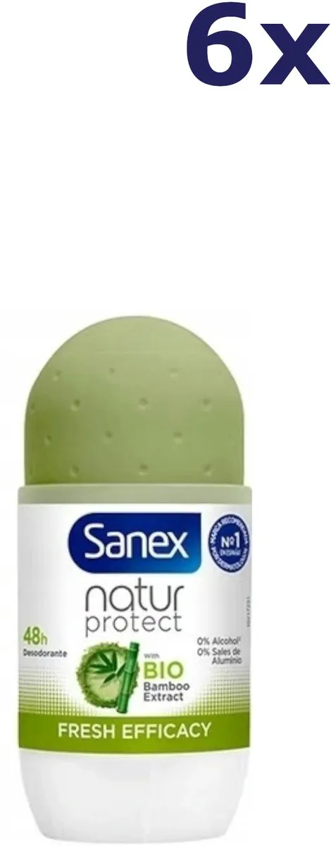 Sanex Deo Roller Natur Protect 6x50ml