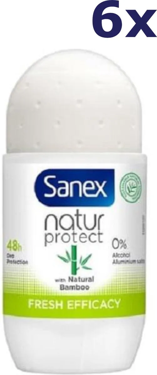 Sanex Deo Roller Natur Protect 6x50ml
