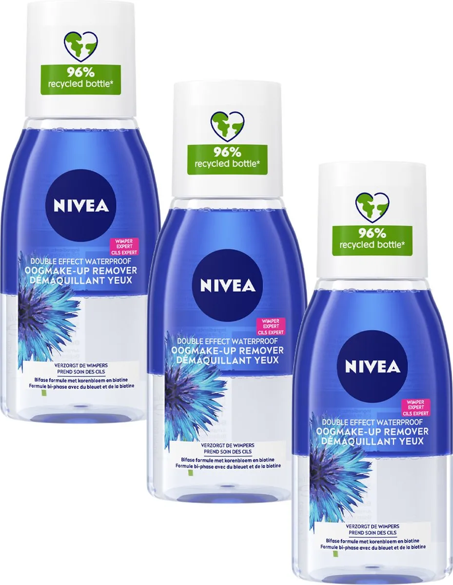 NIVEA Double Effect Oogmake-up Remover 375ml
