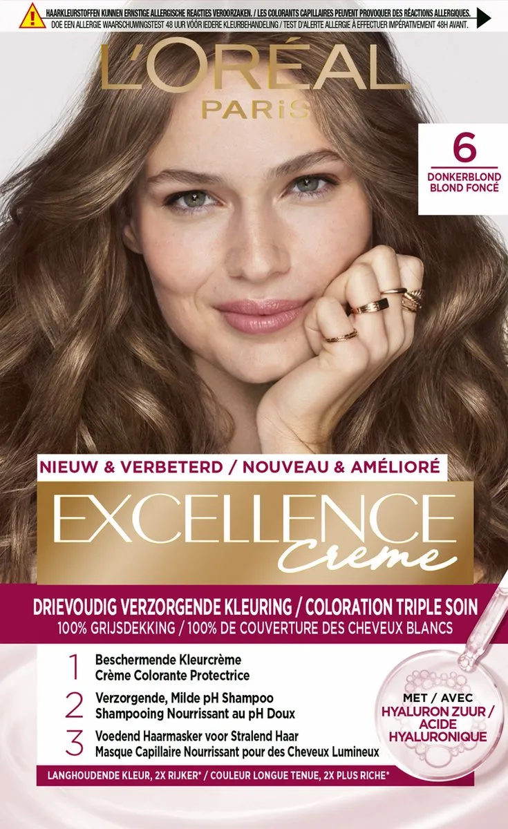 L'Oréal Paris Excellence Crème 6 Donkerblond - Haarverf