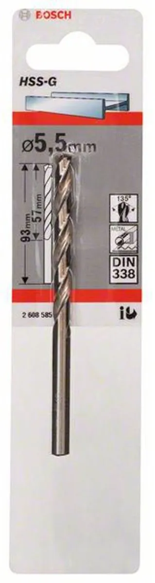 Bosch Metaalboren HSS-G 5.5mm