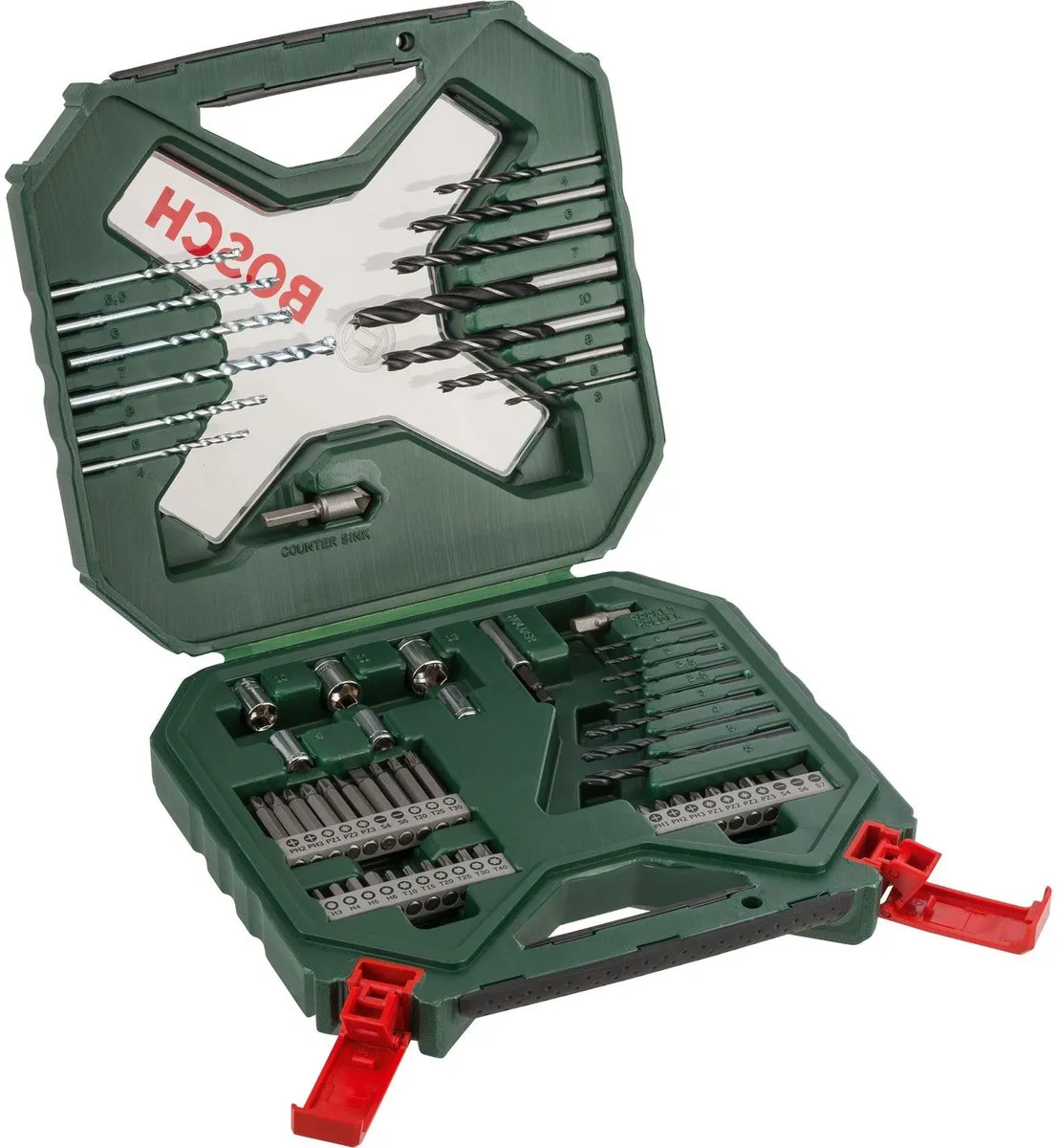 Bosch X-LINE 60 Accessoireset - 60-delig - Hout