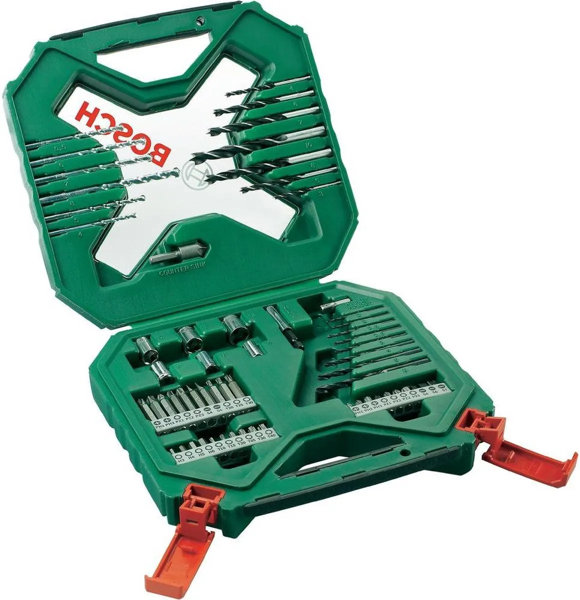 Bosch X-LINE 60 Accessoireset - 60-delig - Hout