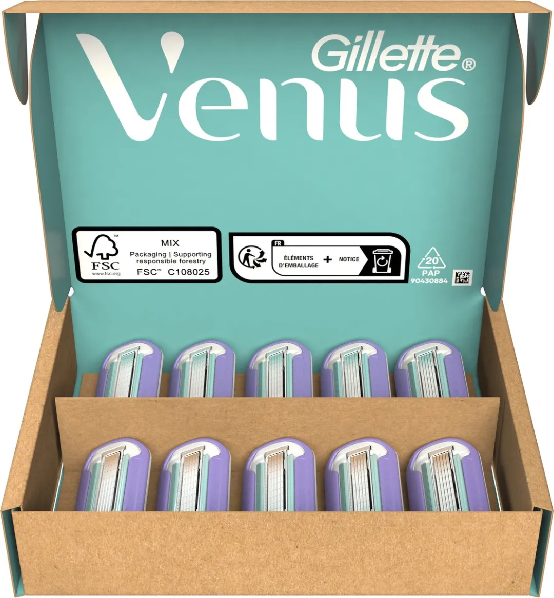 Gillette Venus Scheermesjes Deluxe Smooth Swirl - 10 Stuks