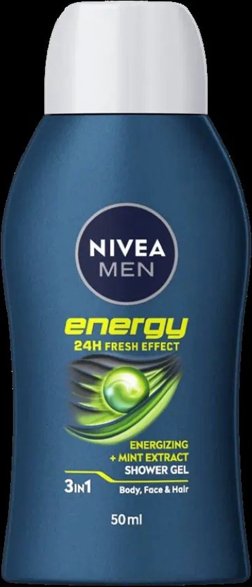 NIVEA Energy Douchegel 50ml - 5 Stuks