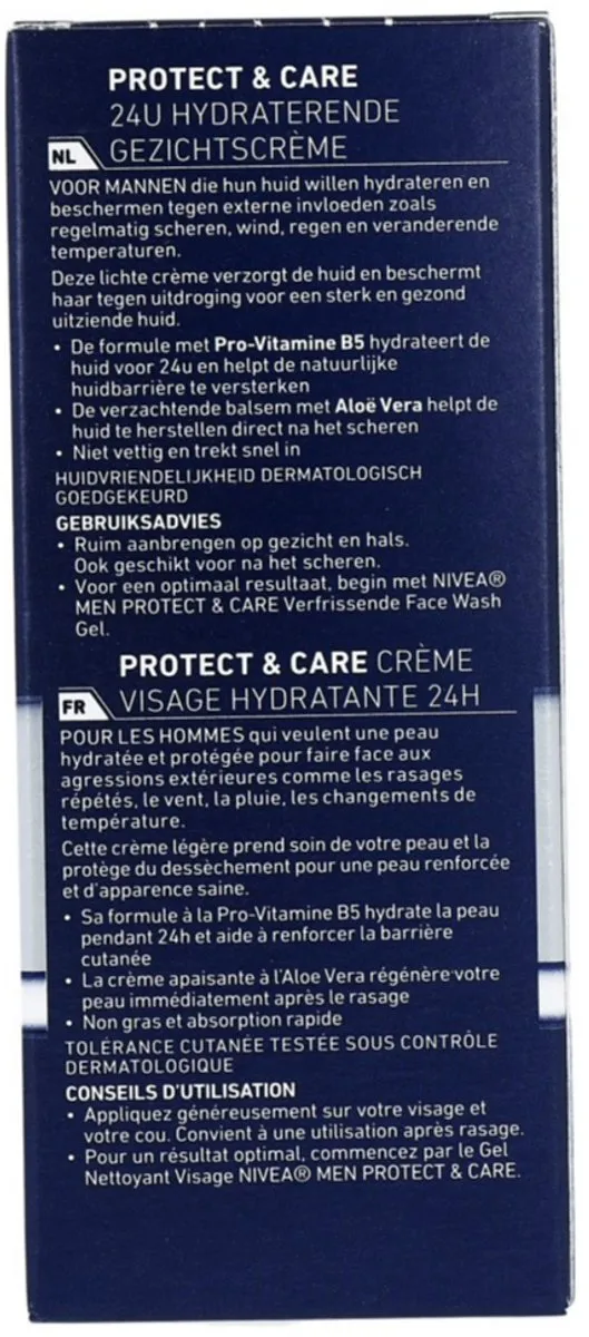 NIVEA MEN Protect & Care Hydraterende Gezichtscrème 75ml