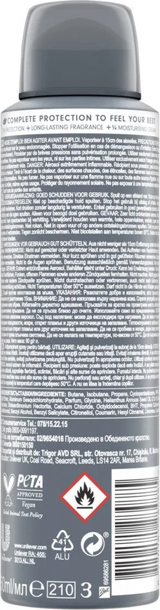 Dove Men+Care Cool Fresh Deodorant Spray 150ml - afbeelding 6 van 6