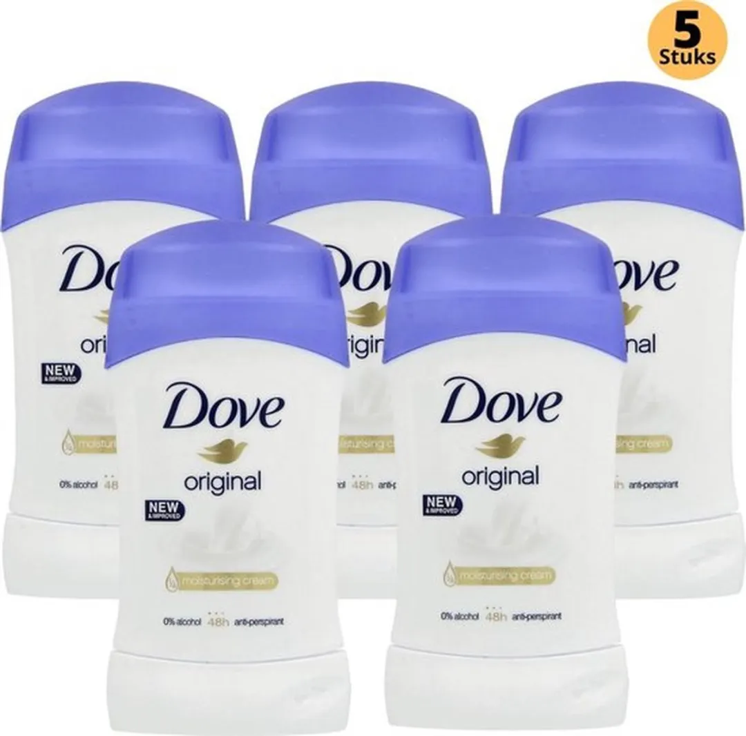 Dove Original Deodorant Stick 5-Pack
