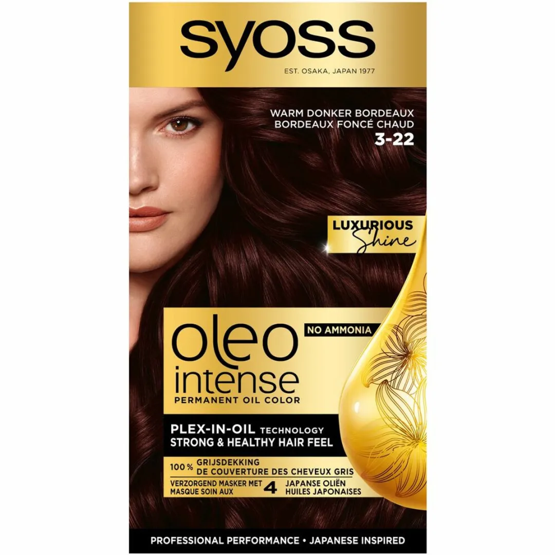 SYOSS Oleo Intense 3-22 Haarverf - 2760ml - 24 Stuks
