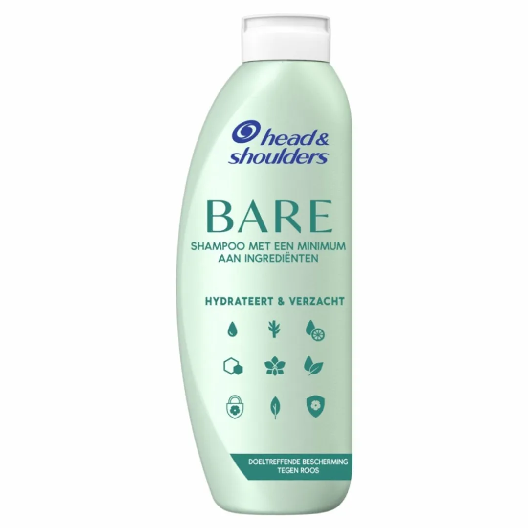 Head & Shoulders Anti-Roos Shampoo Bare 400ml - 4 Stuks