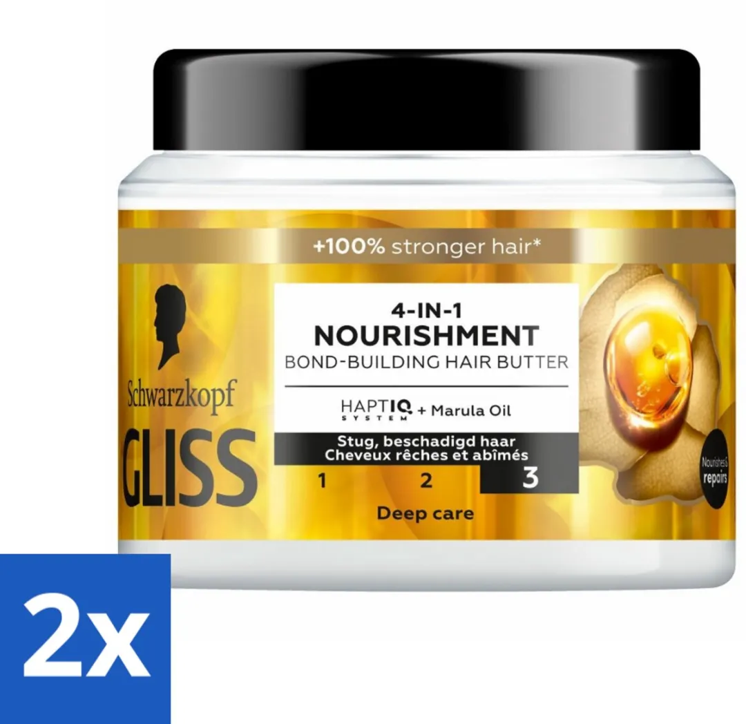 Schwarzkopf Gliss Haarmasker 4in-1 Hair Butter