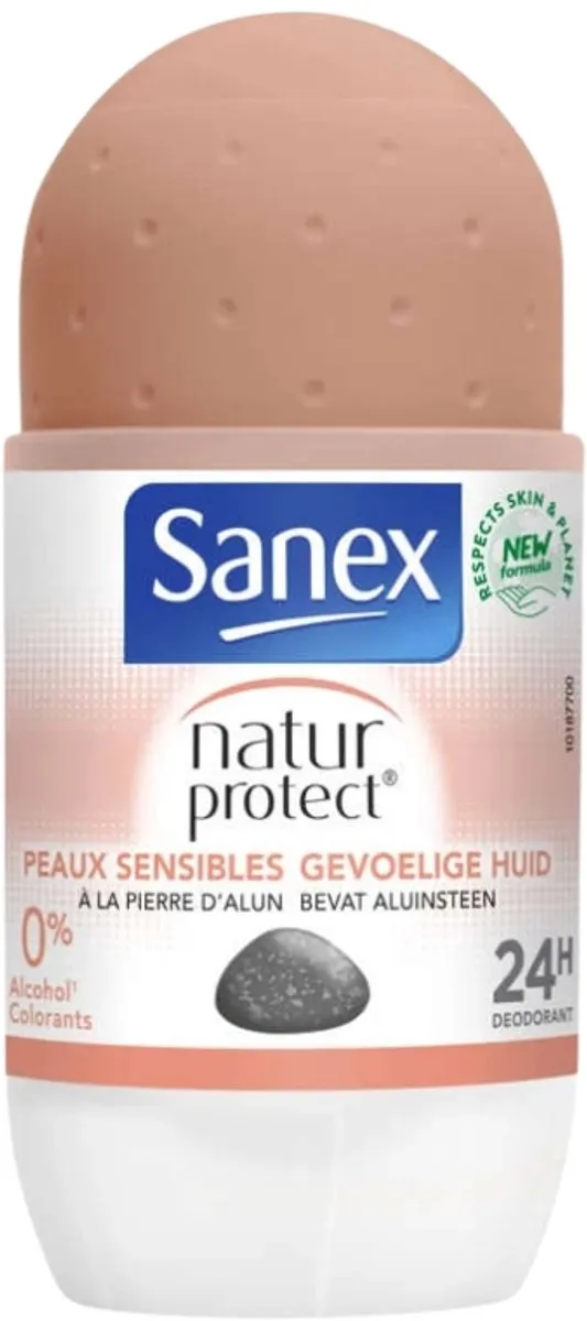 Sanex – Deodorant Roll-On – Natur Protect Gevoelige Huid – 50 ml - 1 stuk