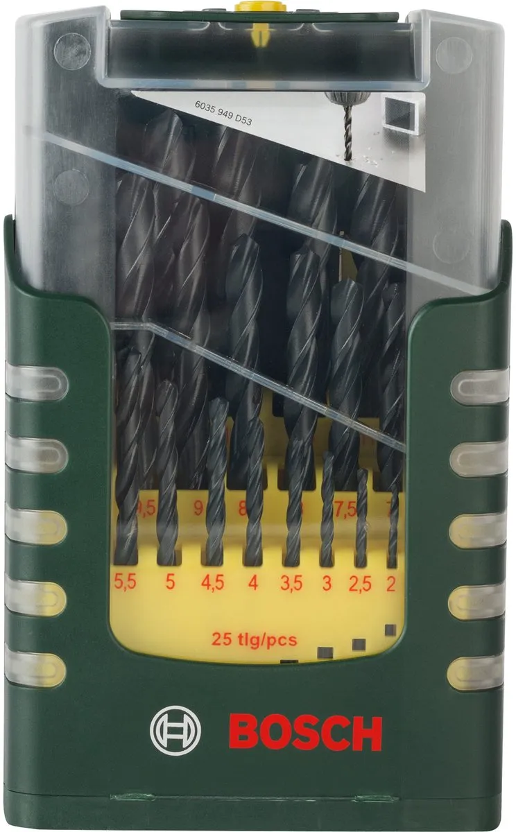 Bosch HSS-R Metaalborenset 1-13mm - 25-delig