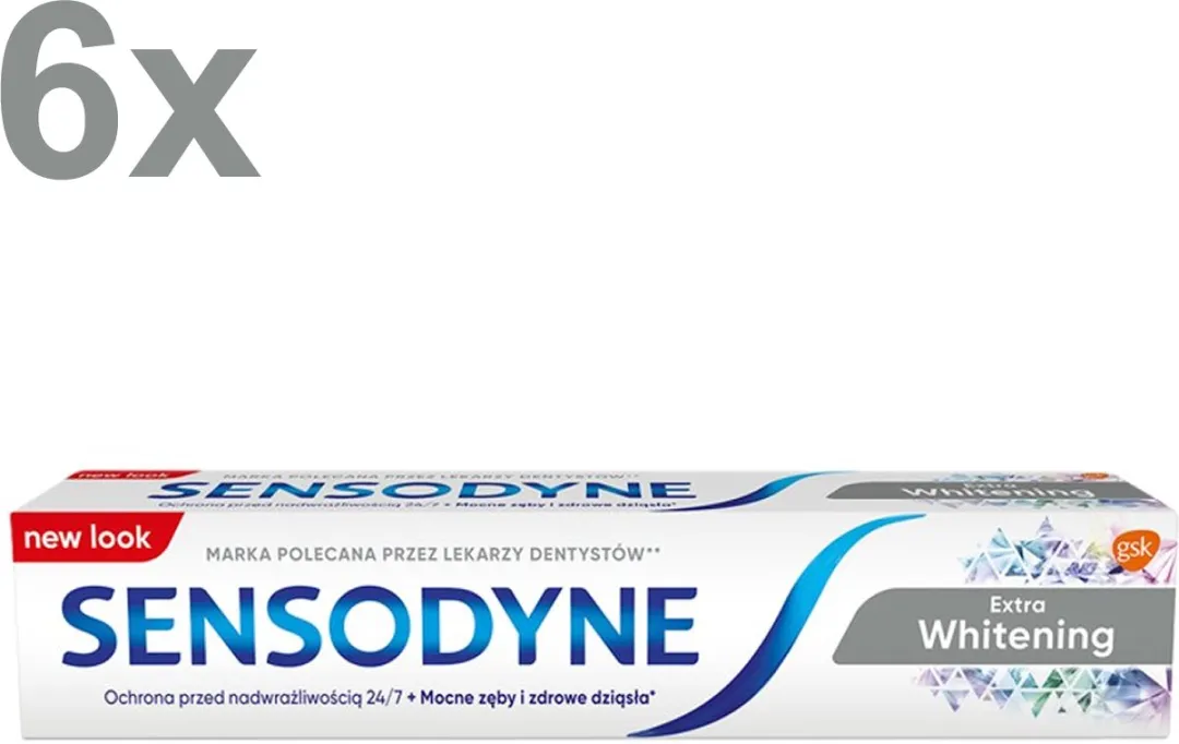 Sensodyne Gentle Whitening Tandpasta 450ml - 6 Stuks