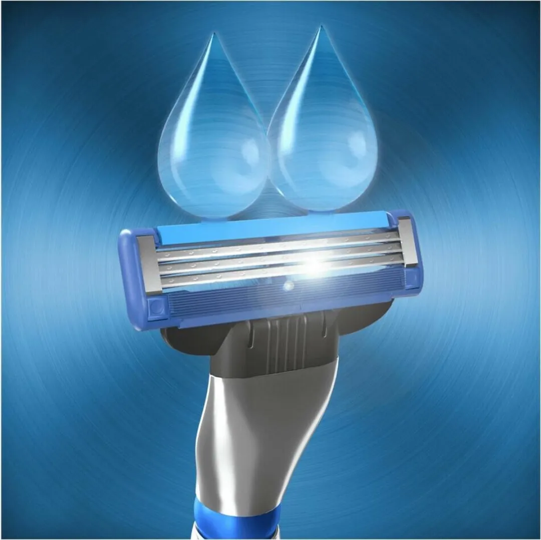 Gillette Mach3 Turbo Mesjes - 5 Stuks - afbeelding 3 van 4