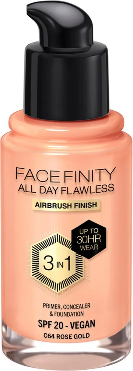 Max Factor Facefinity Foundation C64 Rose Gold - 30ml