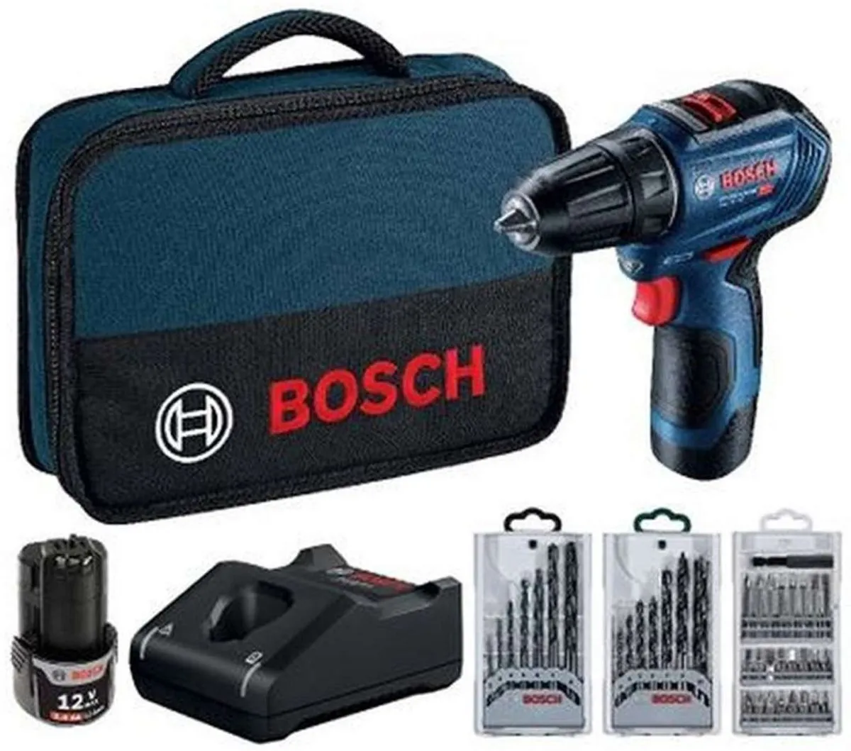 Bosch 12V Accuboorschroevendraaier GBA 12V 2.0Ah