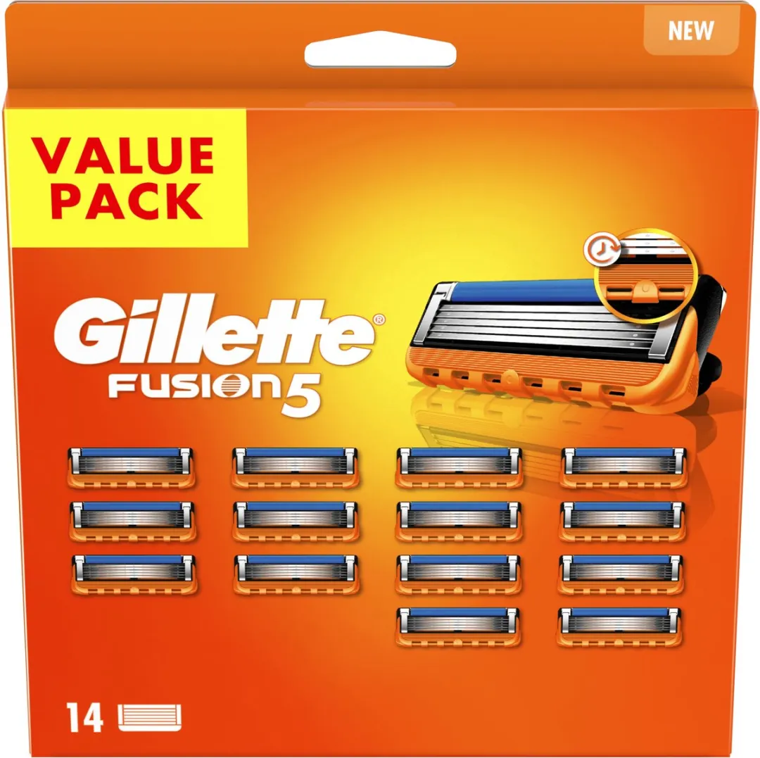 Gillette Fusion5 Navulmesjes - 14 Stuks