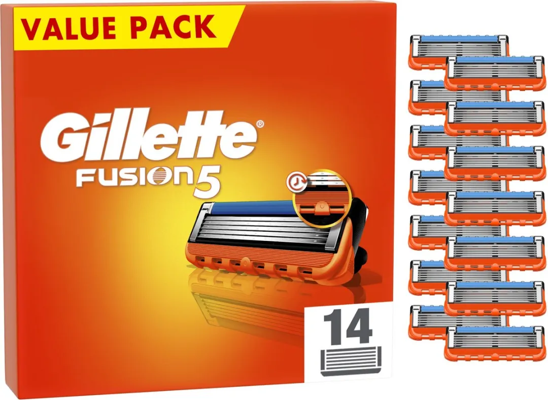 Gillette Fusion5 Navulmesjes - 14 Stuks