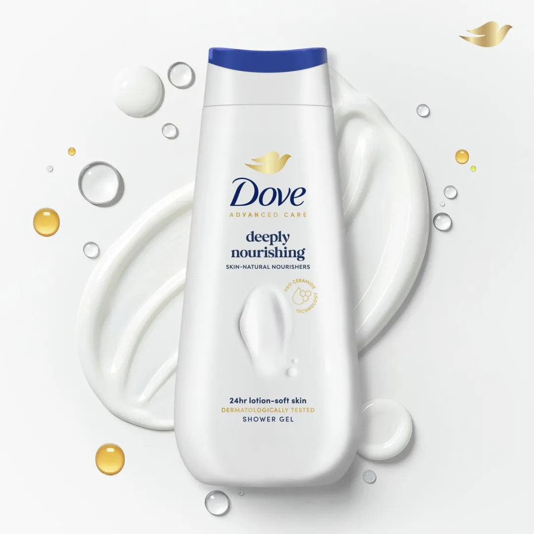 Dove Advanced Care Douchegel - 6x225ml