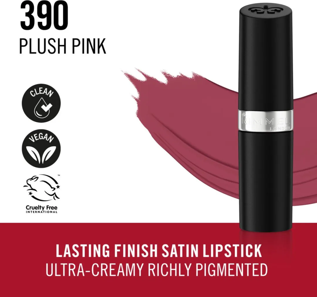 Rimmel London Lasting Finish Satin Lipstick 330 Cappuccino Kissed