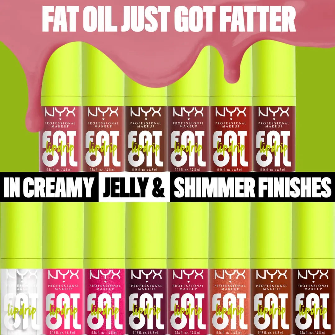 NYX Professional Makeup Fat Oil Lip Drip Lipgloss Chillin Like A Villain - 4.8ml