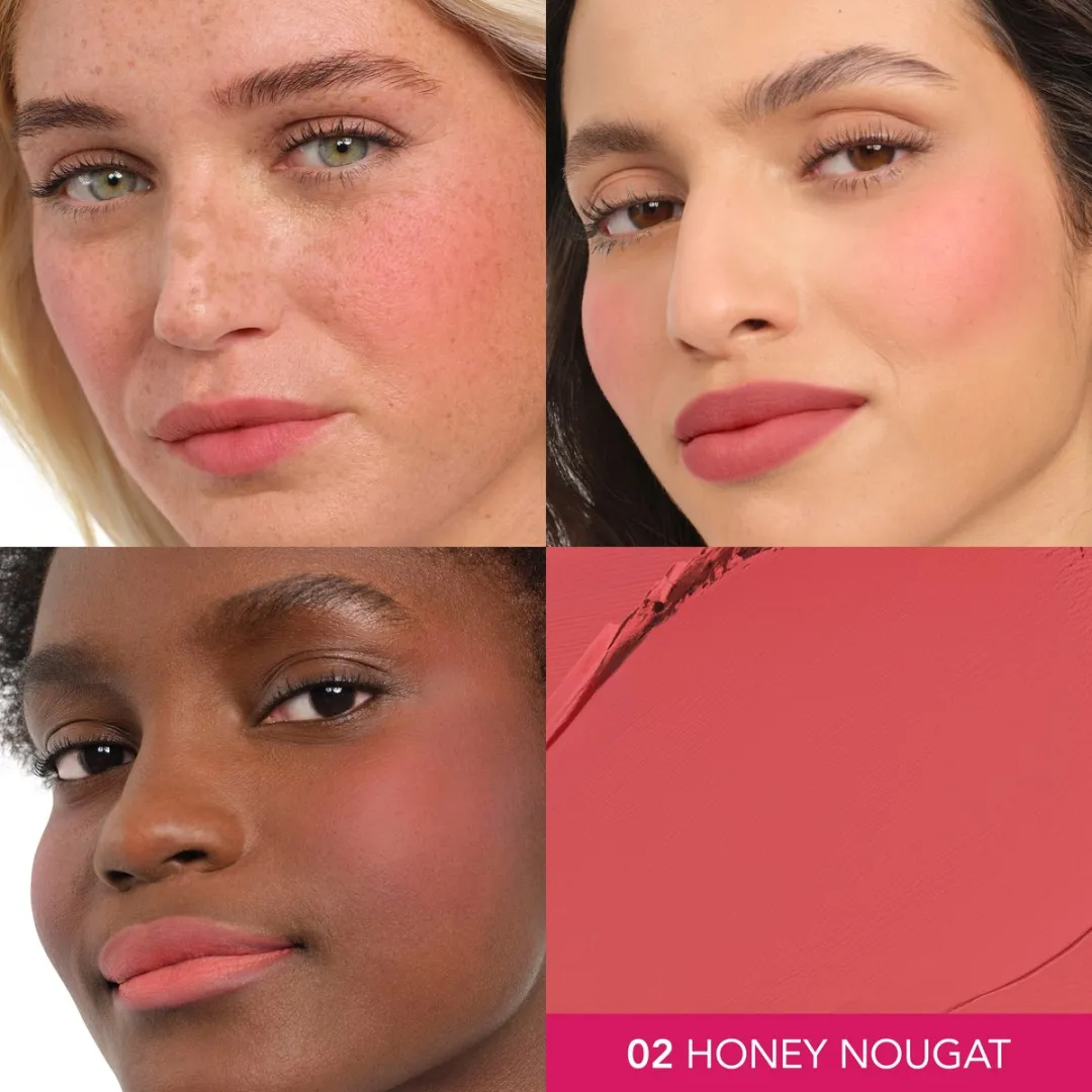 Bourjois Macaron Melt Lip & Cheek Flush 002 Honey Nougat - 3x5g