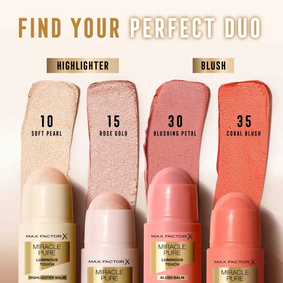 Max Factor Miracle Pure Stick Highlighter 10 Soft Pearl - 2 Stuks