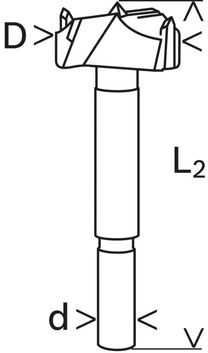 Bosch Expert Scharnierboor voor Hout 50x60x90mm