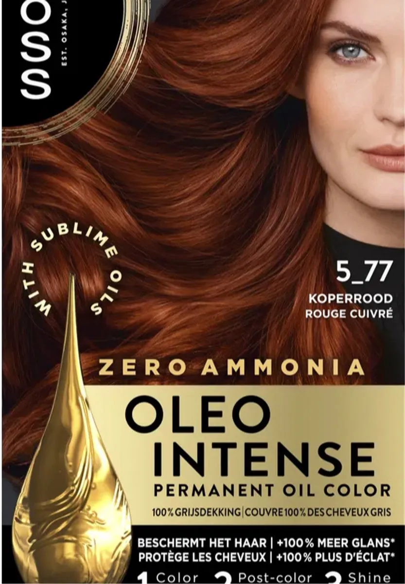 SYOSS Oleo Intense 5-77 Haarverf Koperrood - 115ml - afbeelding 6 van 6
