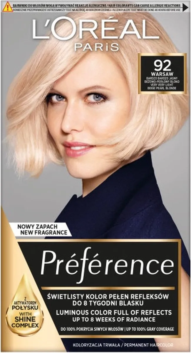 L'Oréal Paris Préférence 9.2 Warschau Haarverf
