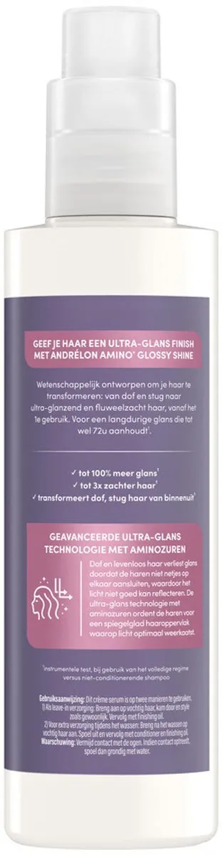 Andrélon Pro Care Amino+ Glossy Shine Crème Serum 200ml - 25 Stuks