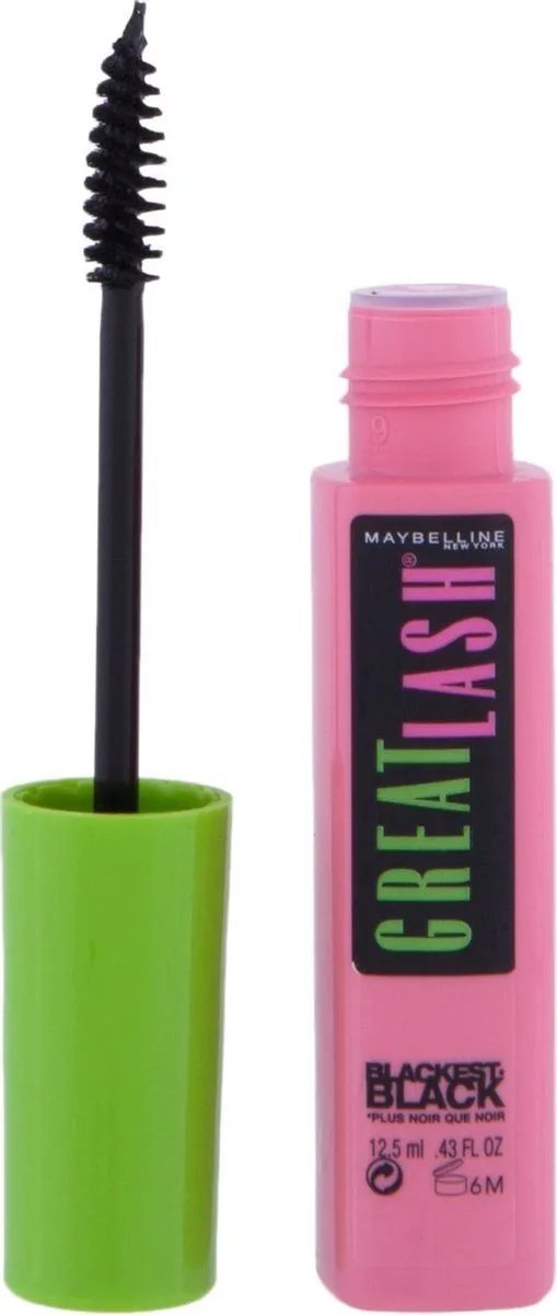 Maybelline Great Lash Mascara Blackest Black 7ml