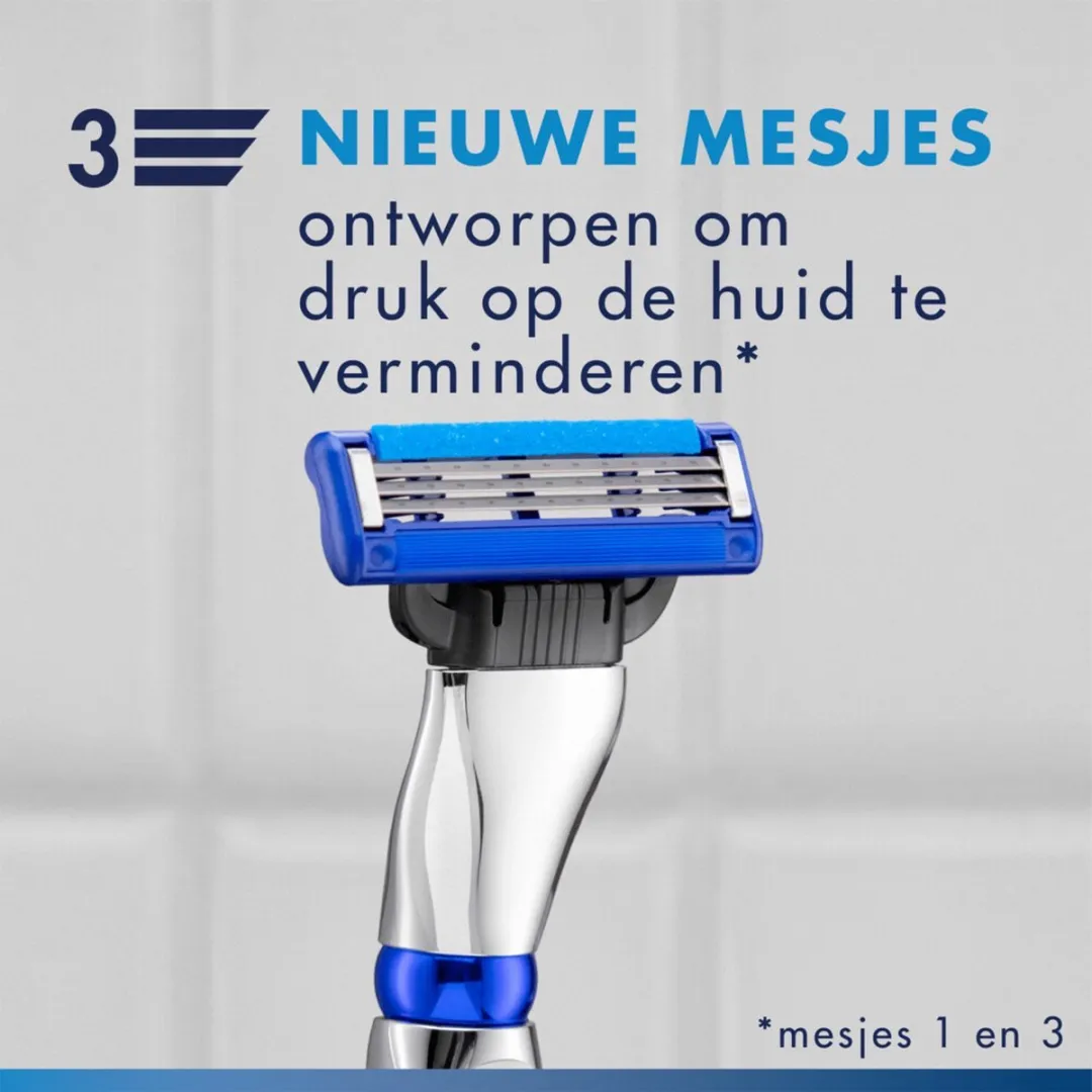 Gillette Mach3 Turbo Scheermesjes - 16 Stuks