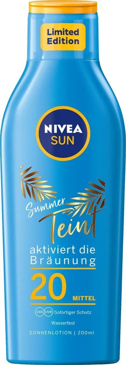 NIVEA Sun Zonnemelk Zomerteint LSF 20 200ml