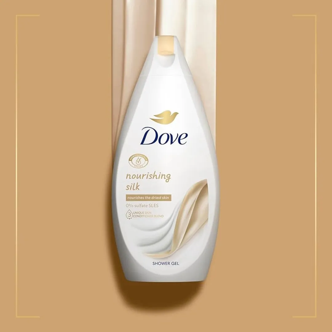 Dove Nourishing Silk Douchegel - 2700ml (6x450ml) - afbeelding 6 van 6