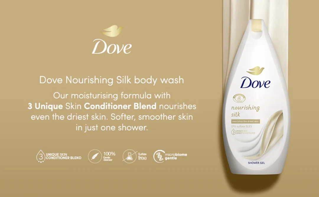 Dove Nourishing Silk Douchegel - 2700ml (6x450ml)