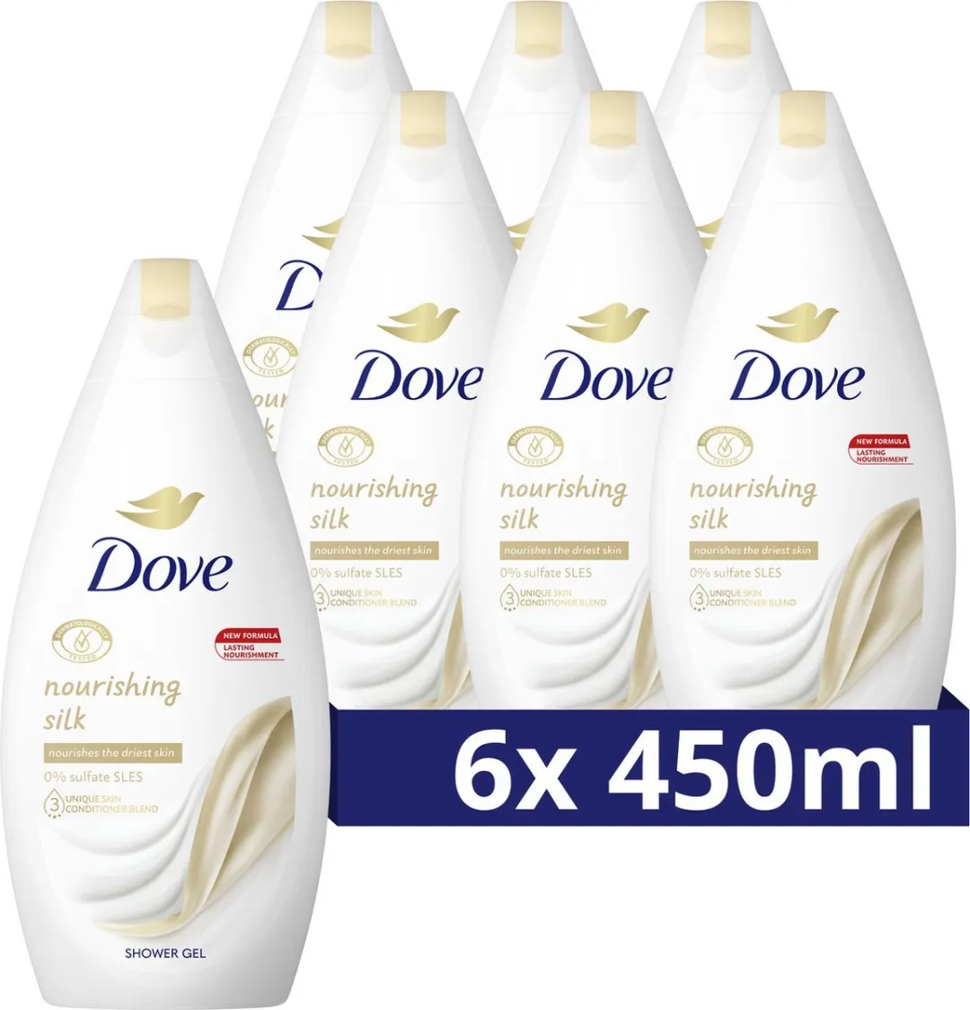Dove Nourishing Silk Douchegel - 2700ml (6x450ml)