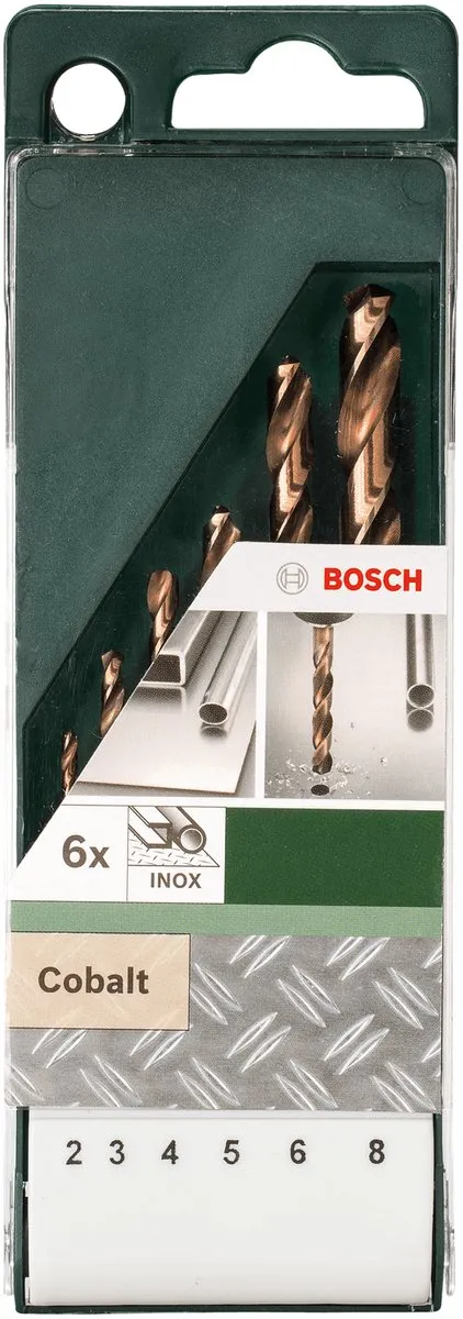 Bosch HSS-Co Metaalboorset 6-delig - 2,0-8,0mm