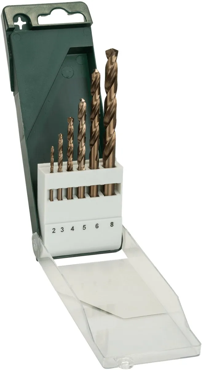 Bosch HSS-Co Metaalboorset 6-delig - 2,0-8,0mm