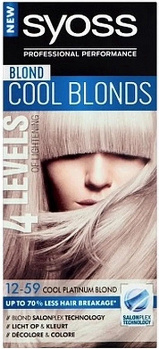 SYOSS Color Blond 12-59 Koel Blond Permanent Haarkleur 115ml