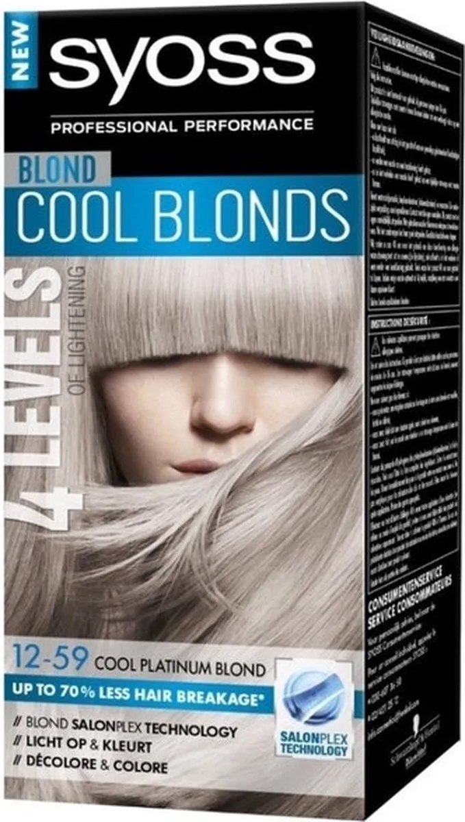 SYOSS Color Blond 12-59 Koel Blond Permanent Haarkleur 115ml