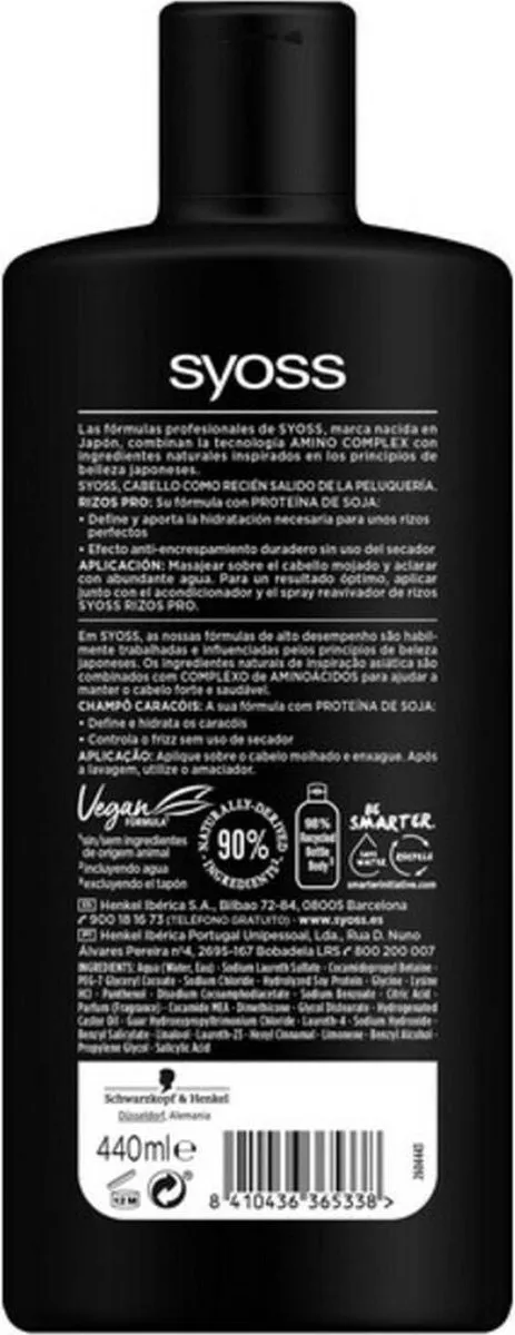 SYOSS Rizos Pro Shampoo Krullend Haar 440ml - afbeelding 6 van 6