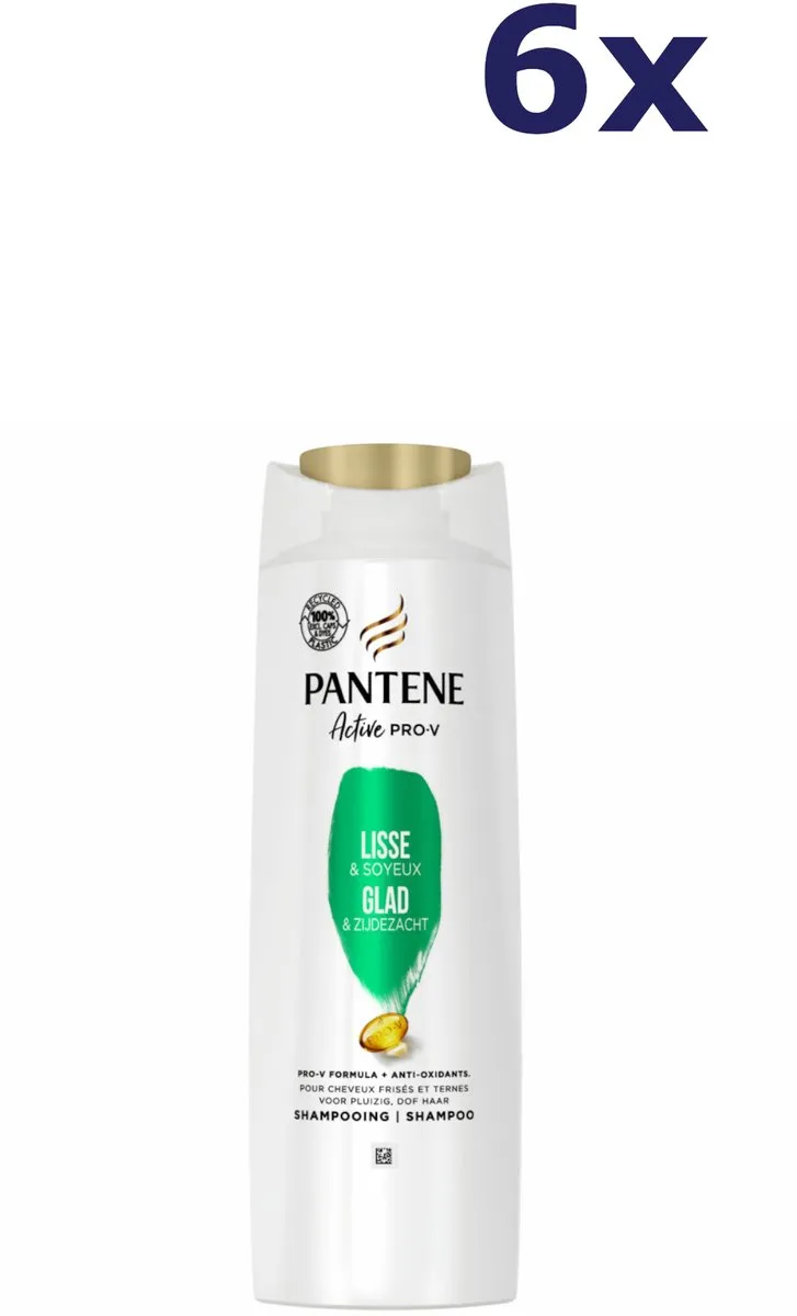 Pantene Pro-V Glad & Zijdezacht Shampoo 2160ml - 6x360ml