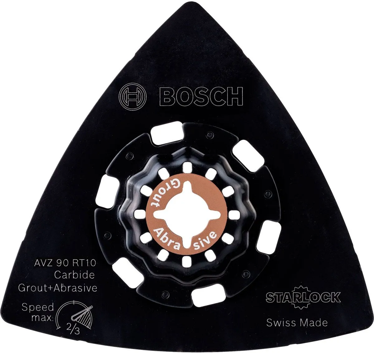 Bosch AVZ 90 RT10 Hardmetalen Schuurplaat 90mm