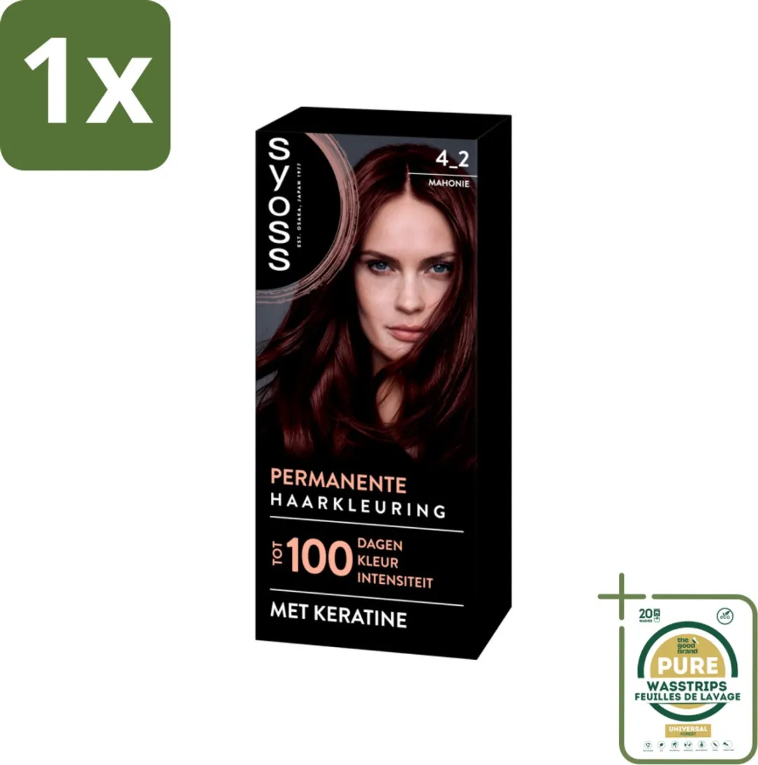 SYOSS Coloration 4-2 Mahonie Haarverf 115ml