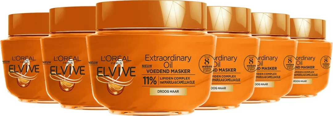 L'Oréal Paris Elvive Extraordinary Oil Haarmasker 6x300ml