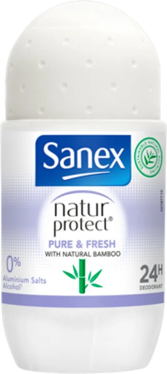 Sanex Natur Protect Bamboo Deodorant Roller 50ml - 6 Stuks
