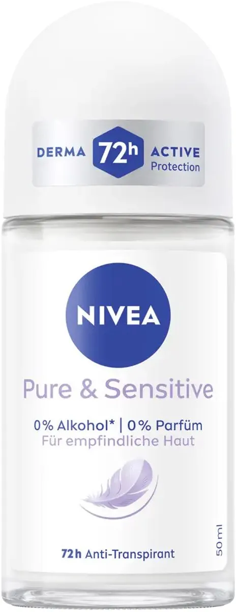 NIVEA Pure & Sensitive Deo Roller 50ml